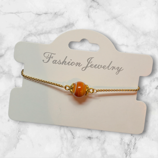 Edelstahlarmband gold farbend