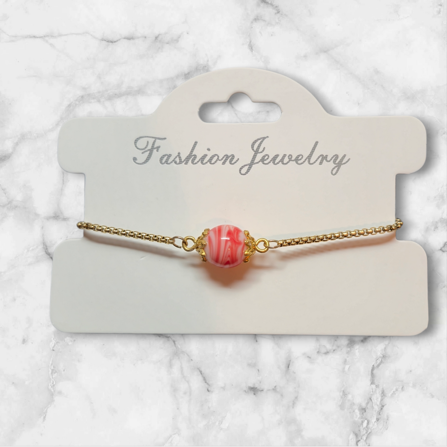 Edelstahlarmband gold farbend