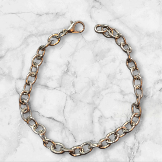 Kettenarmband silberfarbend