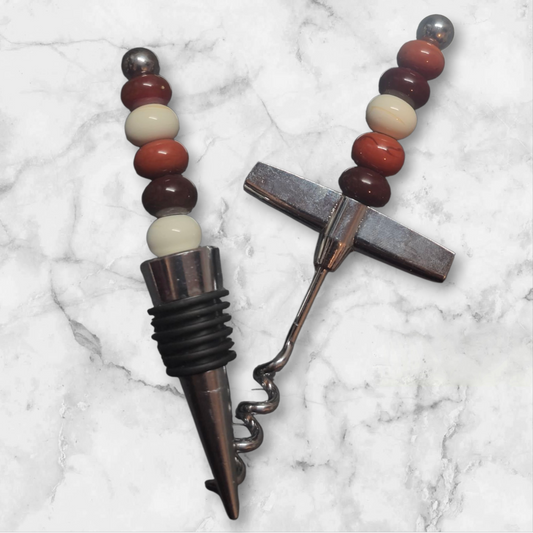 Weinkorken und Korkenzieher